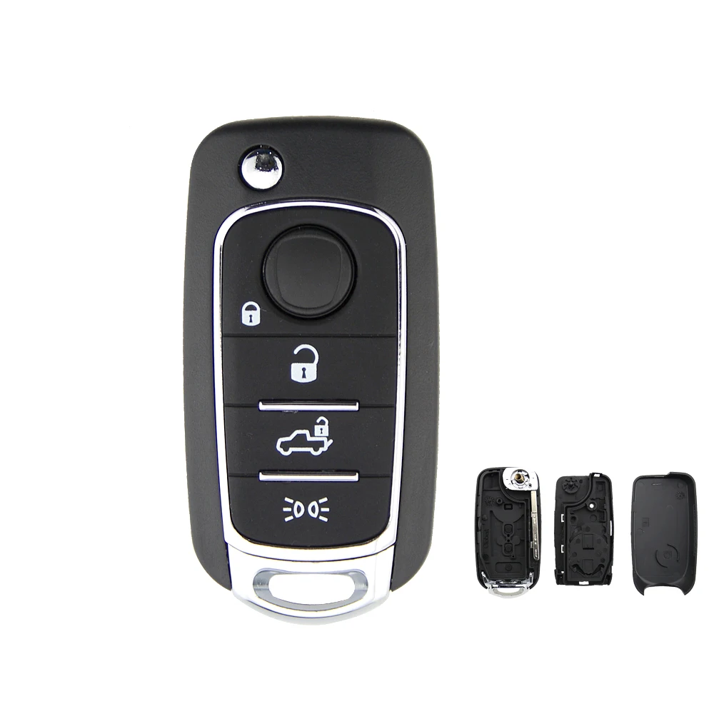 Okeytech 4 кнопки разные сменный Автомобильный складной дистанционный ключ оболочка