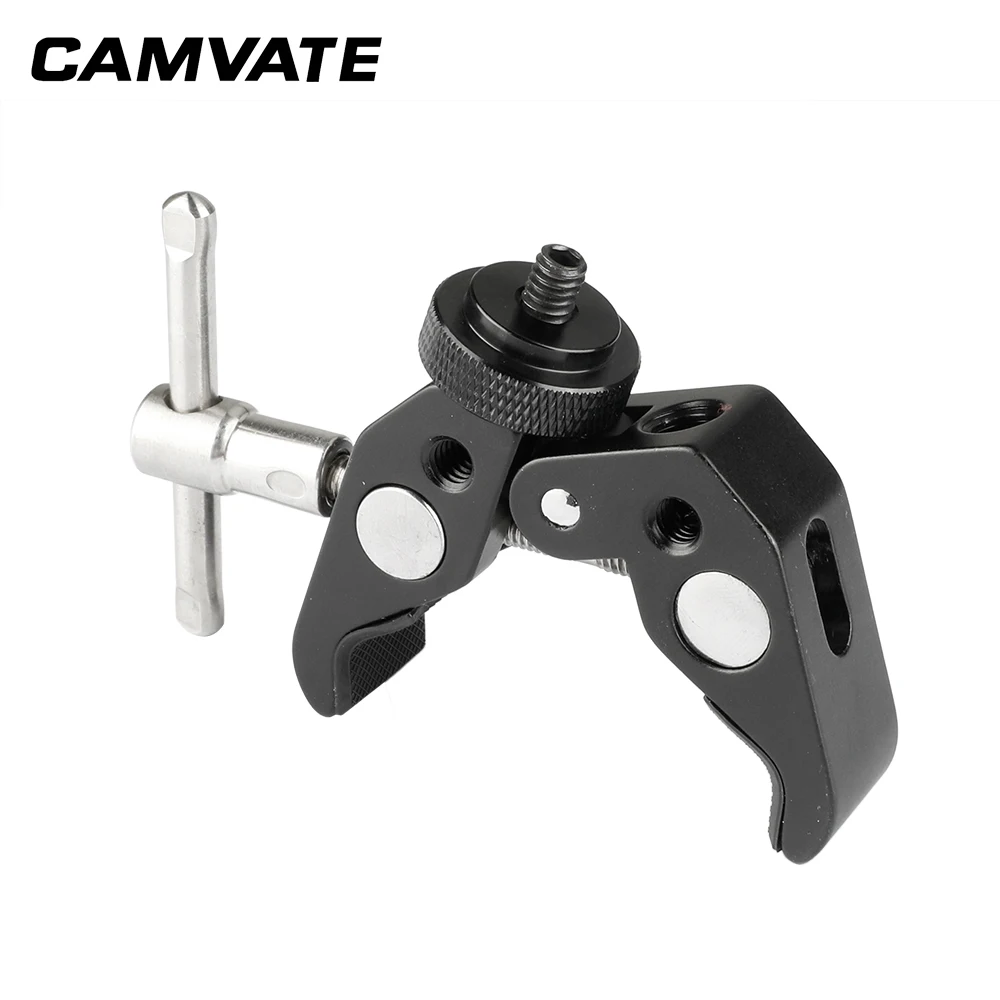 Многофункциональный Супер крабовый зажим CAMVATE с двойным разъемом 1/4 &quot 20
