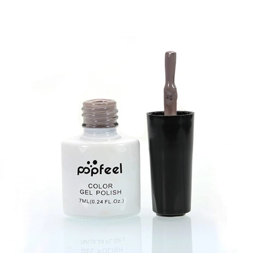 POPFEEL 7 мл зеленый цвет серии Гель-лак для маникюра замочить от УФ-светодиодный