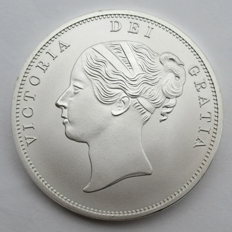 Английская богиня Британия серебряная тарелка памятная монета английские