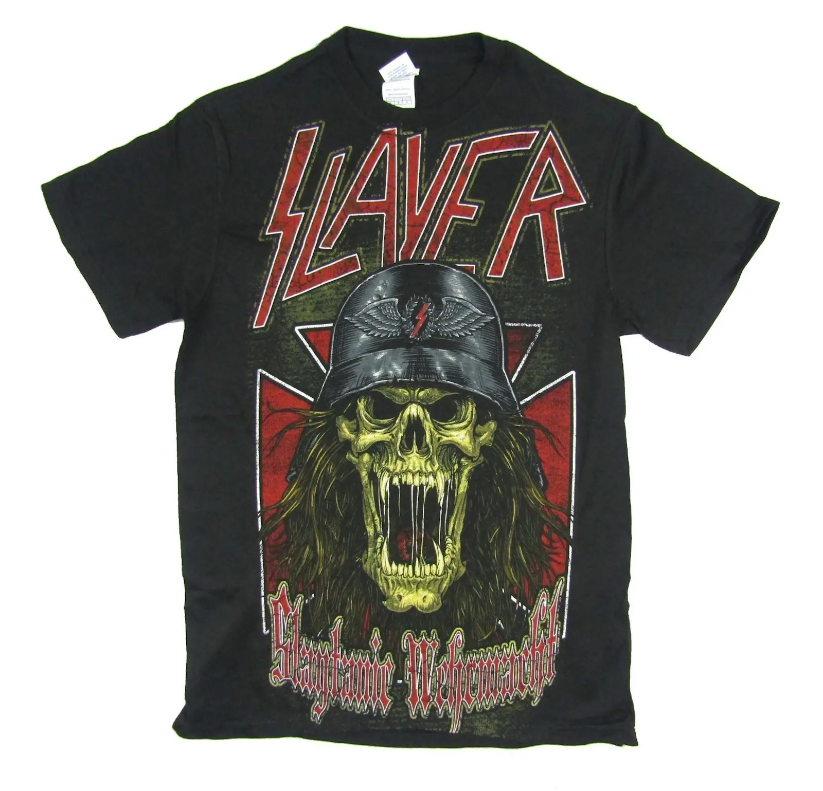 Slayer Slaytanic вермахта Череп Черная футболка новый официальный Мерч группы Новое