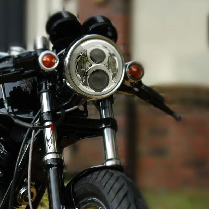 Передняя фара мотоцикла 7 дюймов светодиодные фары с DRL поворотным сигналом