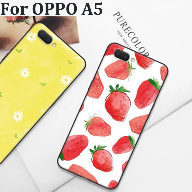 Чехол для OPPO A5 6 2 дюйма мягкий чехол телефона A 5 задний милая фотография OPPOA5 чехлы