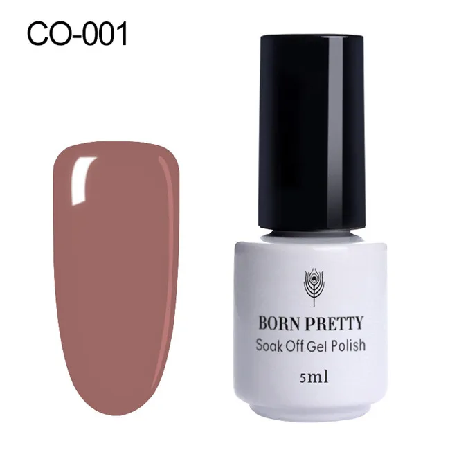 5ml CO-001 BORN PRETTY Фиолетовый УФ-Гель-лак Soak Off вино серый кофе красный серия Гель-лак для нейл-арта лак 1 бутылка 5 мл - Цвет: 5ml CO-001