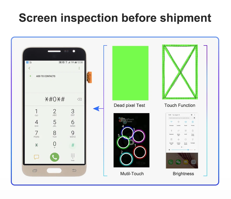 Sinmaytai тест для samsung Galaxy J120 J120F Дисплей lcd сенсорный экран дигитайзер в сборе для samsung J120H J120M lcd s