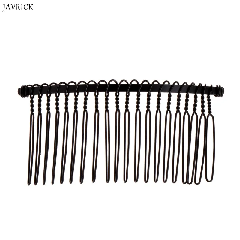 JAVRICK DIY пустые металлические заколки для волос свадебная вуаль боковая расческа 20 зубов свадебные аксессуары для волос
