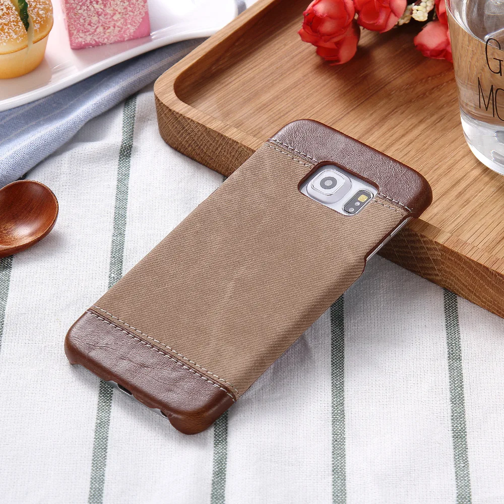 S6 Edge Plus Роскошные Джинсы для женщин шаблон задняя крышка Samsung Galaxy телефона чехол