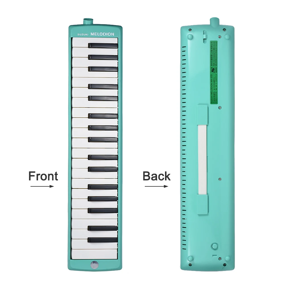 

SUZUKI MX-37D 37-Key Melodion Melodica Pianica Musical Instrument with Long & Short Mouthpiece Carry Bag Cleaning Cloth