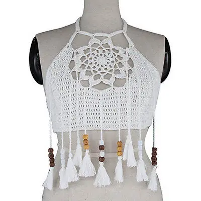 Новое поступление оптовая продажа Женский вязаный кружевной бюстгальтер без