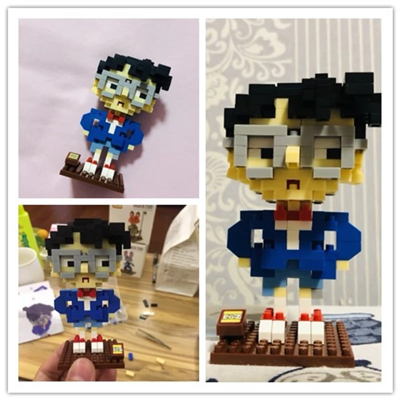 LOZ Конструктор игрушки Детектив Конан фигура аниме DIY подарок для детей мальчиков