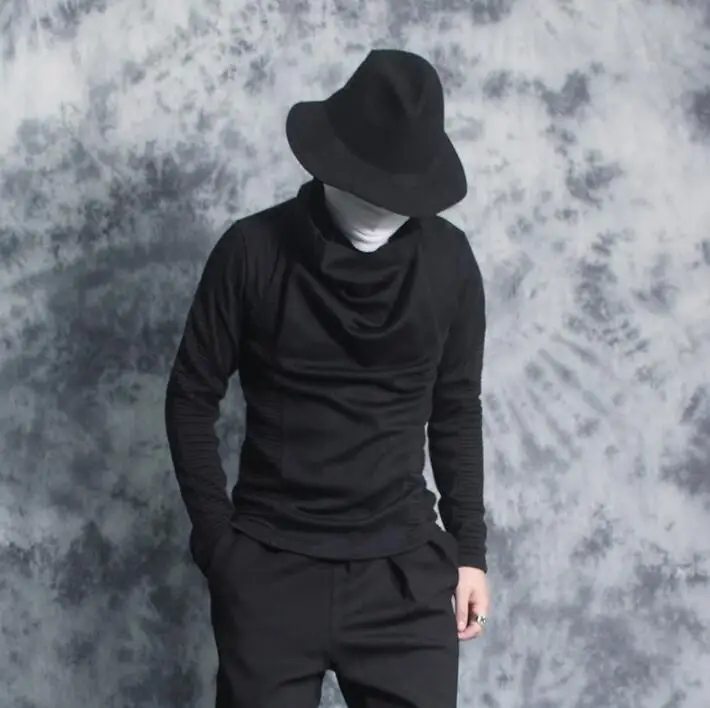 Thicken personality sweatshirt mens autumn winter sweatshirts sudadera hombre jacket streetwear men clothes 2020 black
