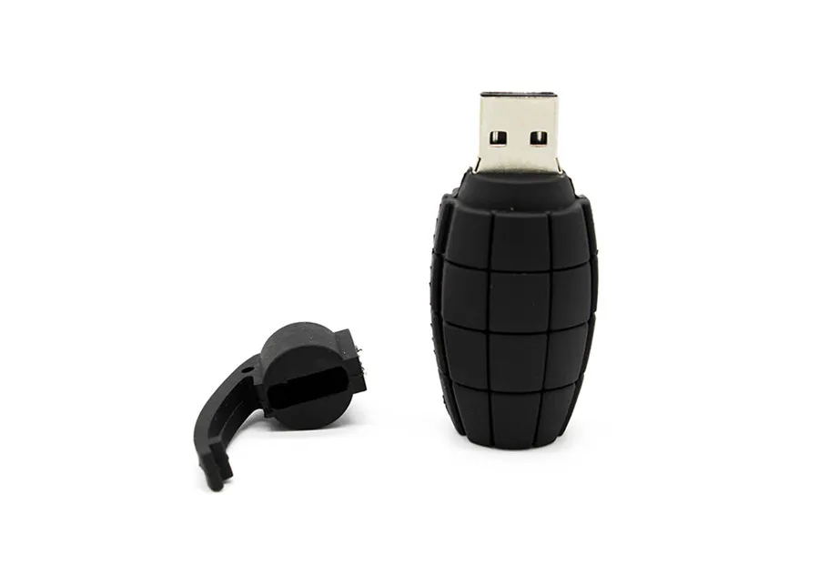 BiNFUL 64GB мультфильм силикагель гранат 8GB 16GB 32GB бомба пушки ручка-накопитель USB флеш-накопитель