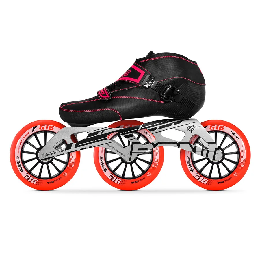 Original Bont Enduro 3*90/100/110mm G16 Professional Speed Inline Skates Heatmoldable Carbon Fiber Racing Patines Kids Men Adult | Спорт и