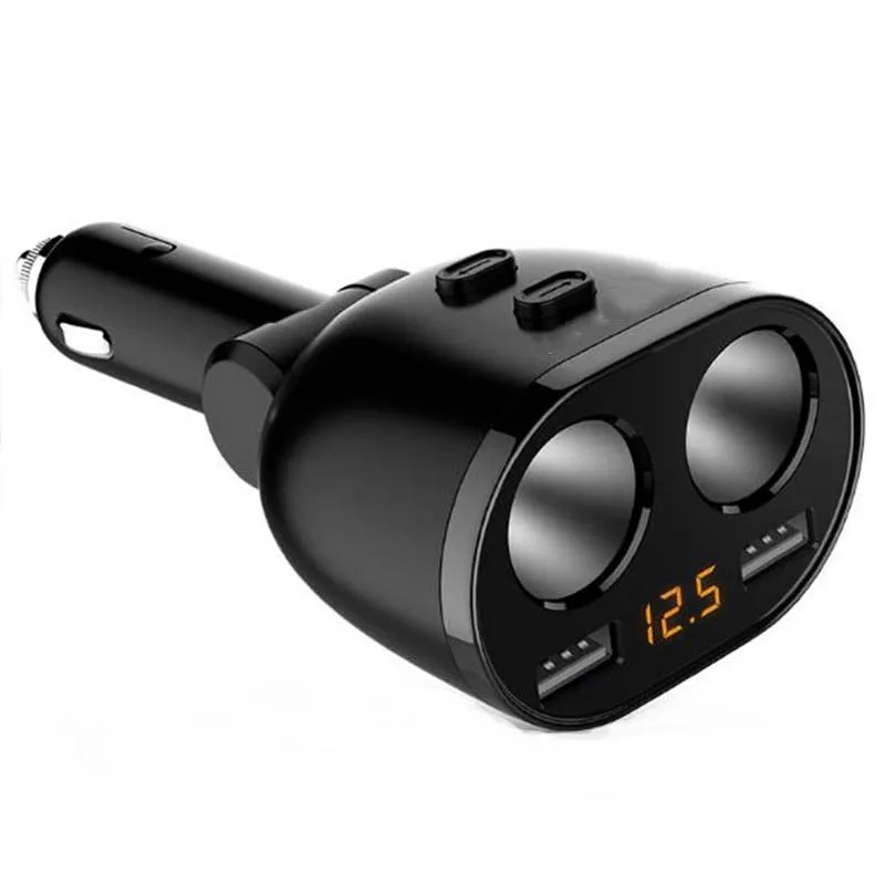Двойная USB розетка для автомобильного прикуривателя Разветвитель штепсельная