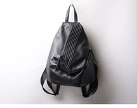 2019 black fashion women backpack 100 real cow genuine leather schoolbag for girl female travel bag large laptop purse knapsack