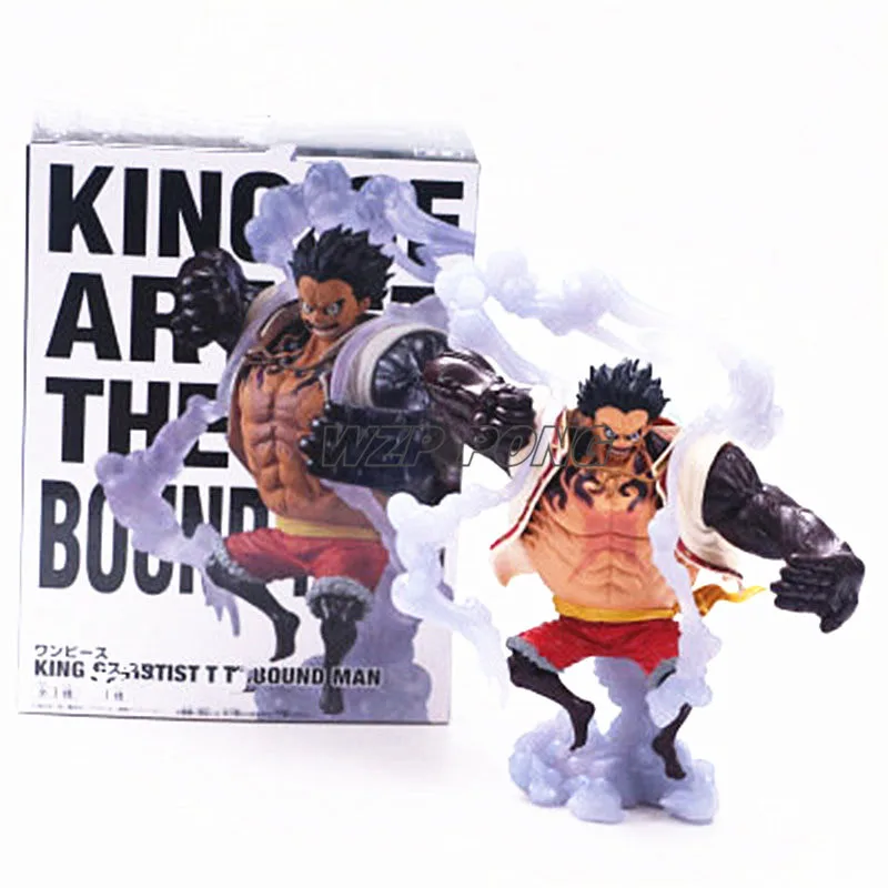 Одна штука боевой Ver Monkey D Luffy Gear 4 Bound Man модель игрушки Луффи Коллекционная фигурка
