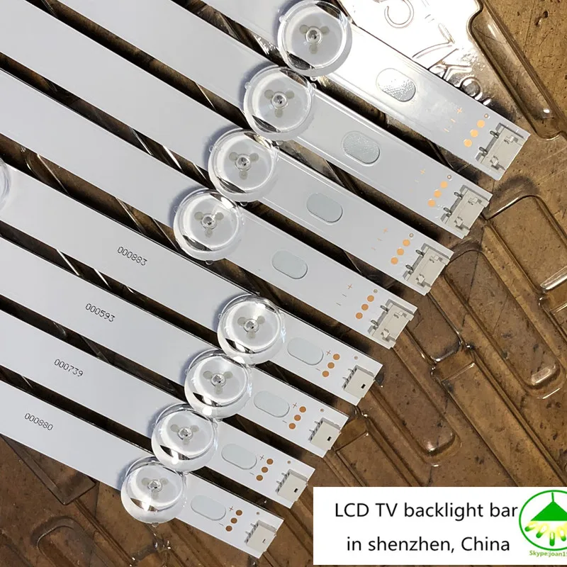 8 шт./компл. новая светодиодная лента-подсветка для LG 39LN540V 39LN570V 39LA620V innotek HC390DUN POLA2.0 39 дюймов A B пола 2,0