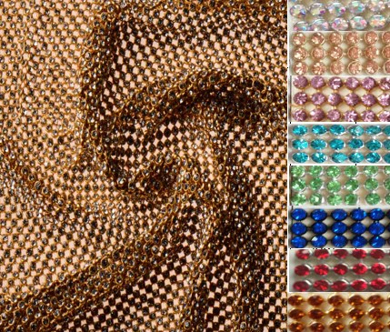 Крупные блестки Красочные Стразы фототкань металлическая ткань металлические
