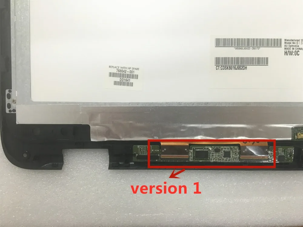 Замена ЖК-дисплея с рамкой 13," для hp Pavilion 13-A серии 13-a013CL X360 сенсорный экран стекло дигитайзер Замена