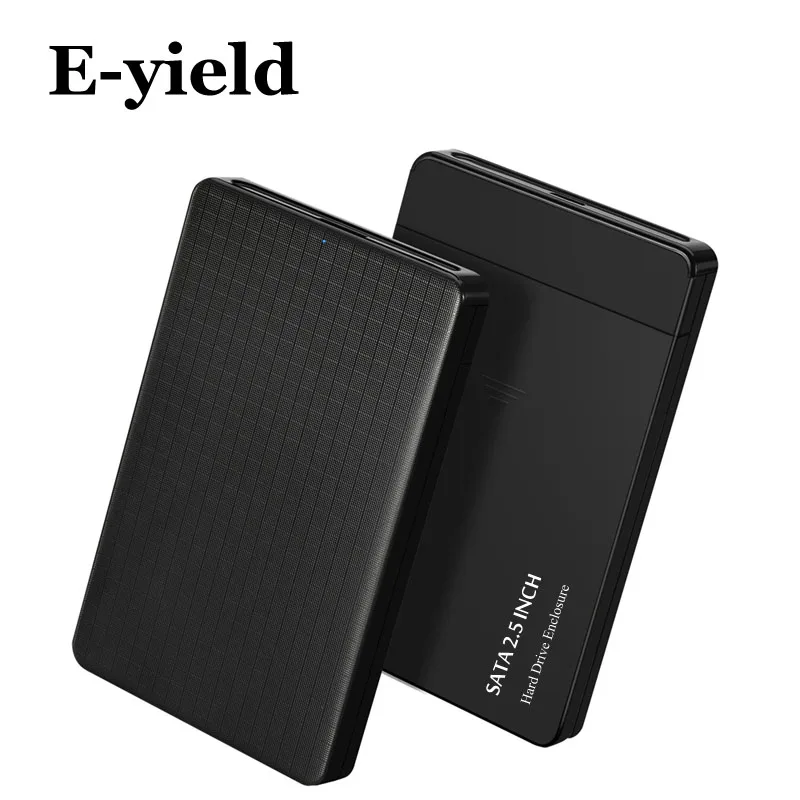 Топ в клетку на HDD чехол 2,5 дюймов SATA USB 3,0 SSD адаптер для SSD 1 ТБ 2 ТБ коробка для жесткого диска внешний корпус для жесткого диска