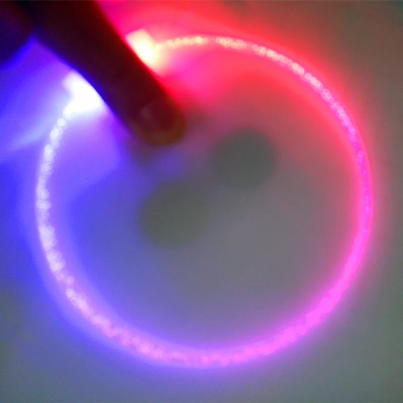 Круговой Красочные RGB светодиодный светильник подставки под напитки Стекло