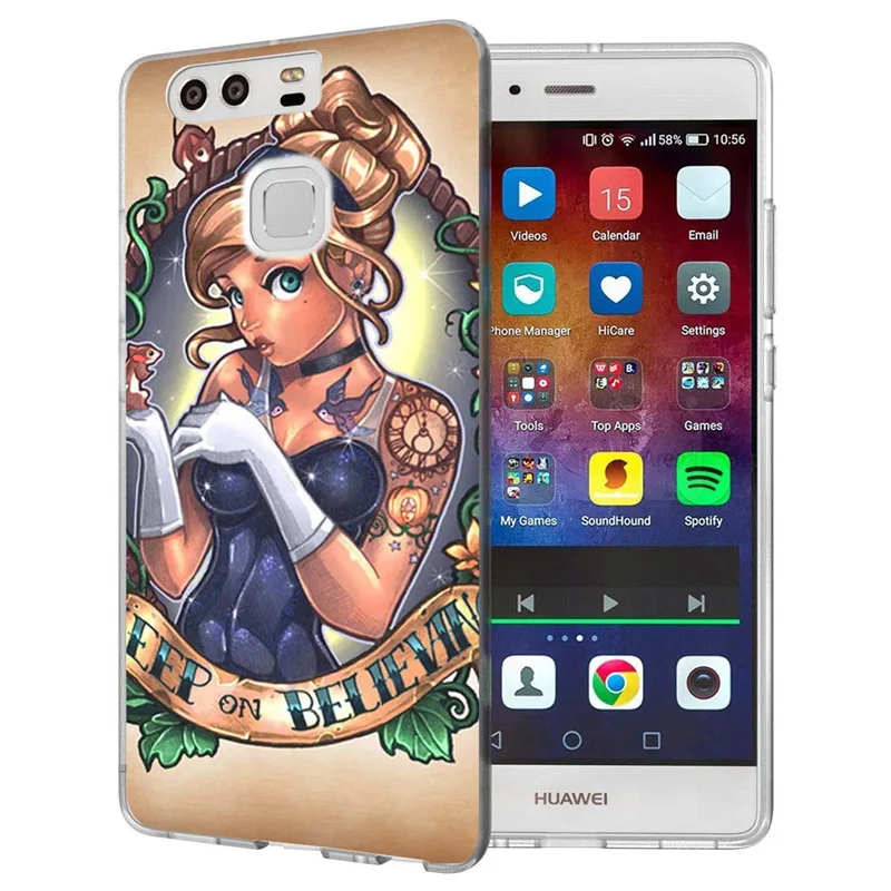 Для Huawei P9lite/P8 Lite 2016 2017 Y5 II 2 Y5ii/Y6 Compact/Honor 5A LYO-L21 Мягкий ТПУ силиконовый прозрачный
