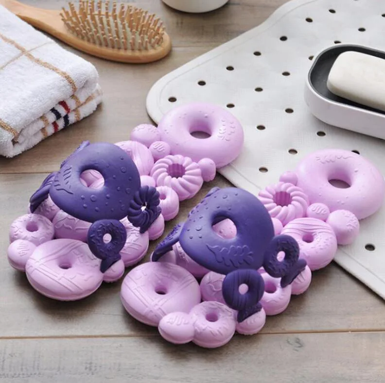 Light purple Новинка; креативные домашние Тапочки для ванной; забавные домашние сандалии и тапочки для мужчин и женщин - Цвет: Light purple