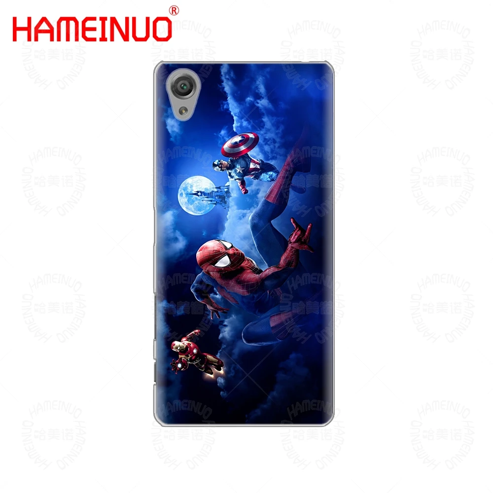 HAMEINUO Marvel чехлы с изображением супергероев чехол для телефона для sony xperia C6 XA1 XA2 XA ULTRA X XP L1 L2 X XZ1 compact XR/XZ PREMIUM