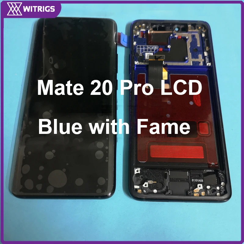 Witrigs для huawei mate 20 Pro ЖК-дисплей с сенсорным экраном с рамкой дигитайзер сборка для mate 20 pro