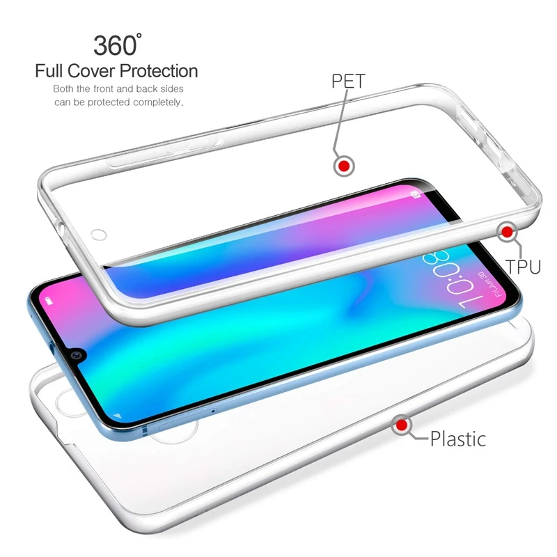 Прозрачный чехол 360 градусов для LG G3 G4 G5 F700 G6 K10 F670 2017 K4 K5 K7 K8 K350 всего тела |