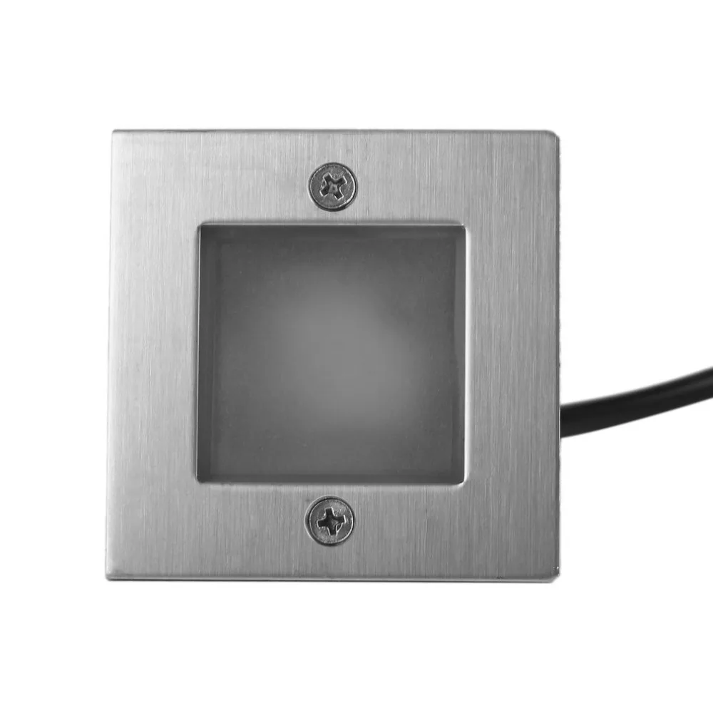 Square Durable 1W LED Underground Light IP65 Ground Lamps Buried Pathway Path Step Stair Wall Garden Yard Lamp | Лампы и освещение