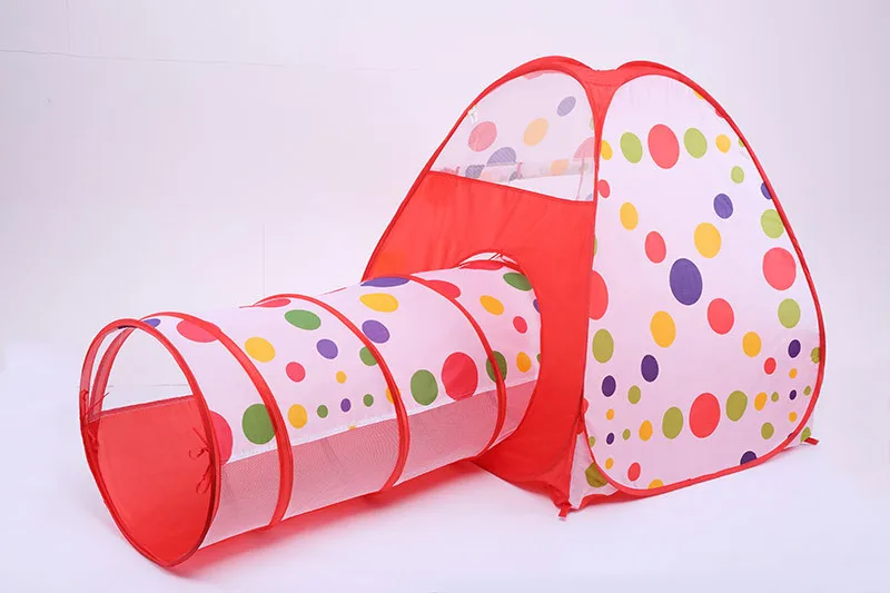 Детский игровой домик игрушки для дома и улицы тент ползания туннель 3 предмета в