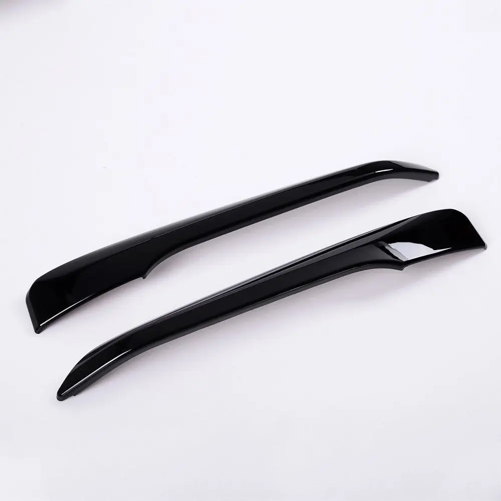 

1 Pair=2* Auto Car Front Fog Lamp Cover For BMW X1 F48 2016-2018 Chrome & Gloss Black Car Accessories