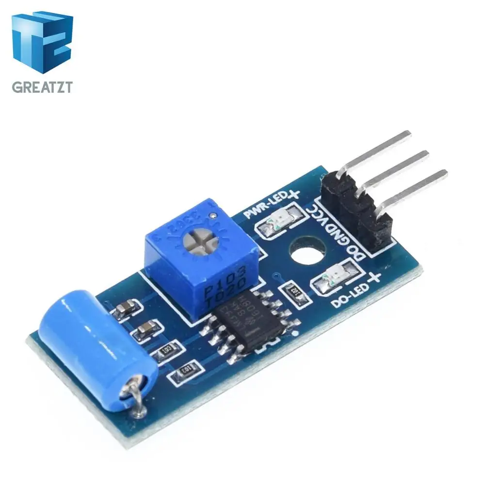 1 шт. нормально закрытый тип модуль датчика вибрации сигнализации