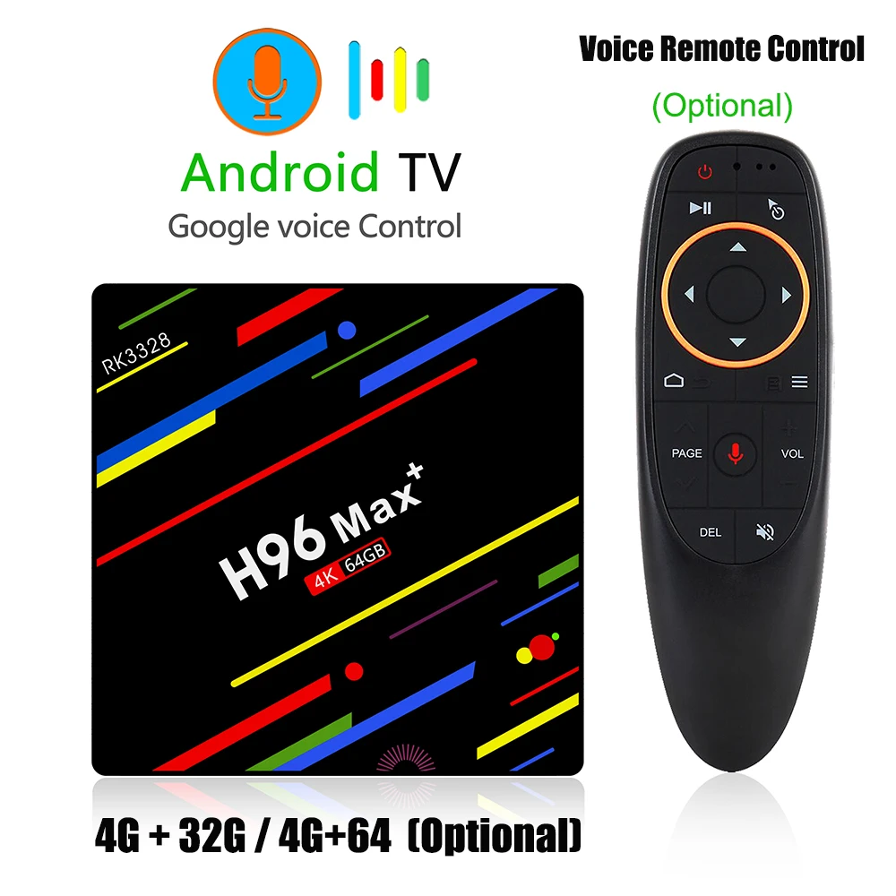 H96 MAX Plus смарт ТВ коробка Android 9,0 tv box 4 Гб 64 Гб RK3328 смарт тв приставка 4 ядра 5G Wi-Fi 4 K 3D H.265 медиаплеер pro PK X96 MAX 8,1 андроид тв приставка