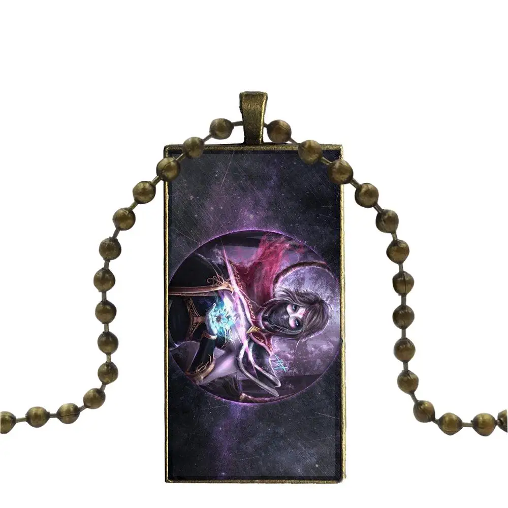 EJ glaze Templar Assasin Dota для свадьбы бижутерия со стеклянными кабошонами бронзовый цвет