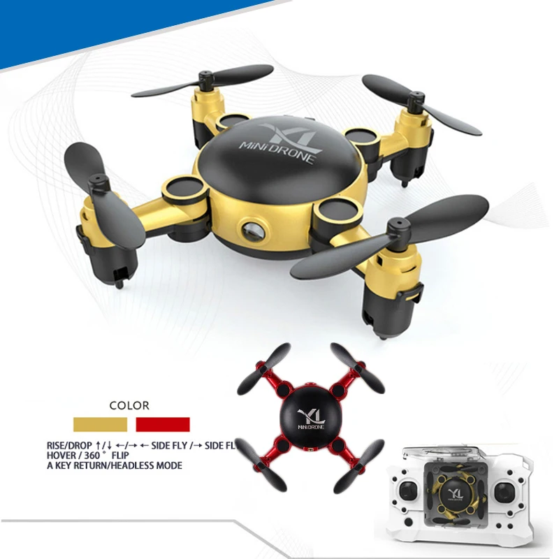 9x9 см мини Drone Игрушечные лошадки 6 осей Quadcopter Радиоуправляемые игрушки мигающий