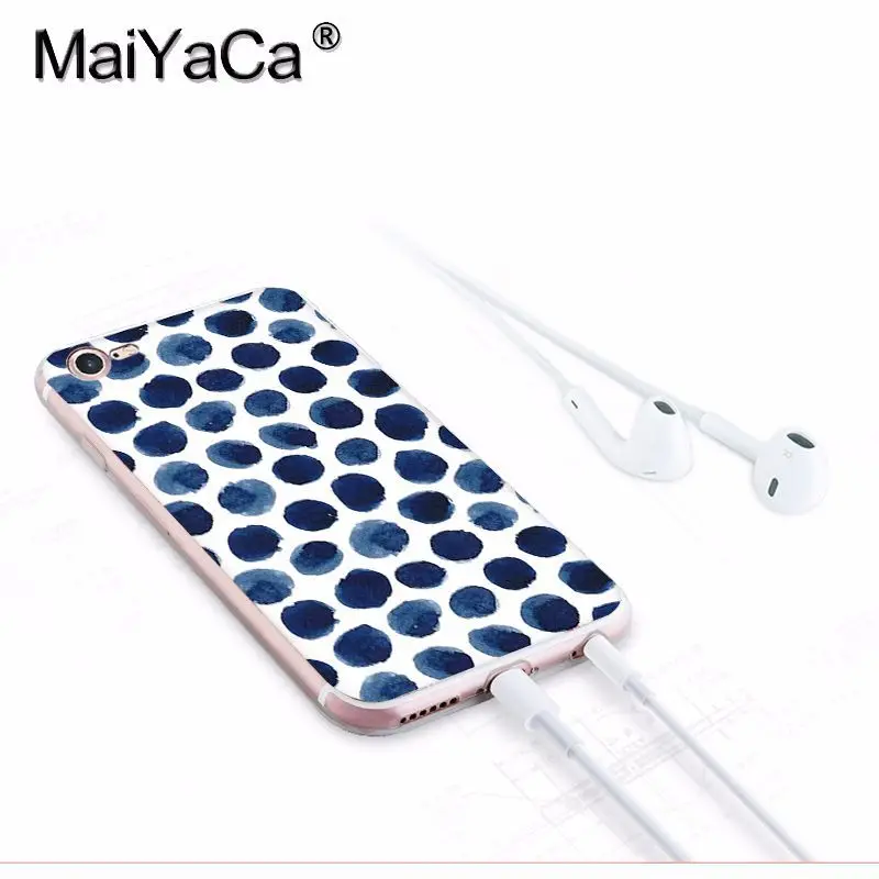 Высококачественный чехол MaiYaCa в горошек для телефона с креативным дизайном iphone SE