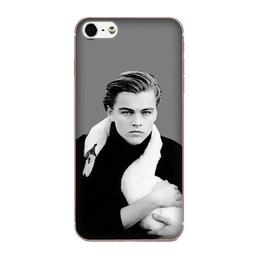 Портрет Leonardo Dicaprio Young White Swan для Galaxy J1 J2 J3 J330 J4 J5 J6 J7 J730 J8 2015 2016 2017 2018 mini