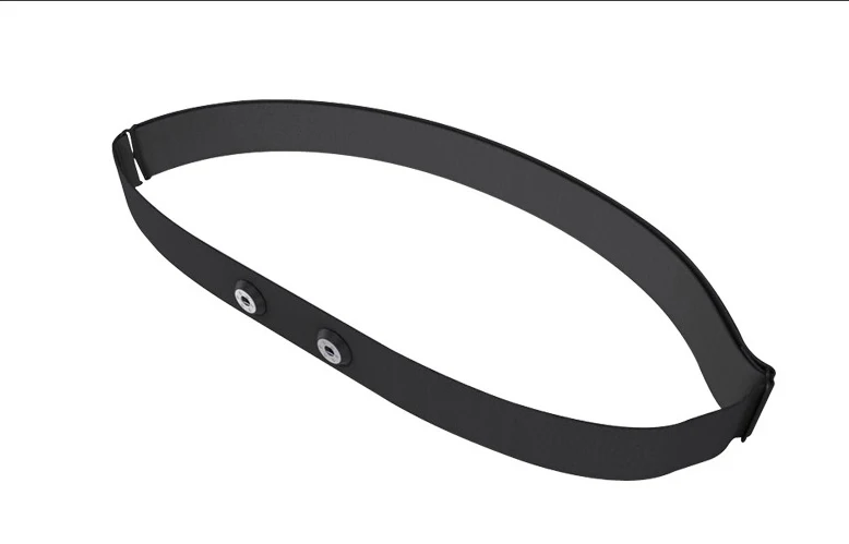 Черный нагрудный ремень с пульсометром эластичный для Garmin Wahoo Polar спортивный бега