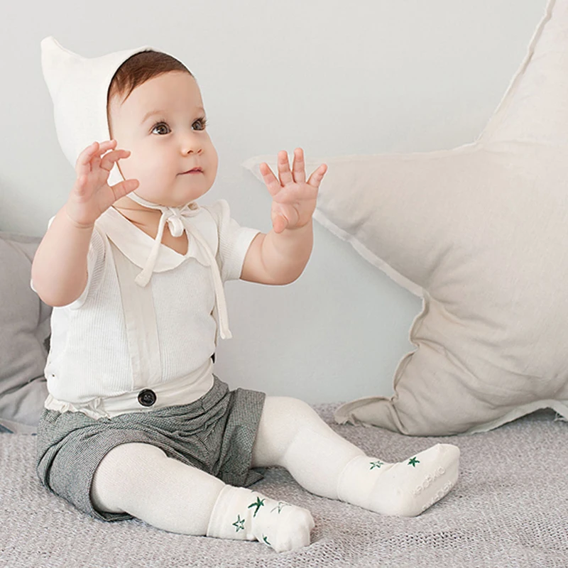 Calcetines tobilleros con dise&ntilde;o de estrella kawayi para reci&eacute;n nacido, calcetines antideslizantes para ni&ntilde;o y ni&ntilde;a, calentadores de piernas para ni&ntilde;o y ni&ntilde;a, novedad de primavera-3