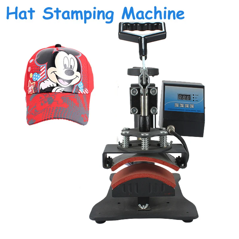 

DIY Hat Printing Machine 8cm*15cm Cap Heat Press Machine for Hat Digital Grilled Caps Push-Pull Thermal Transfer Machine