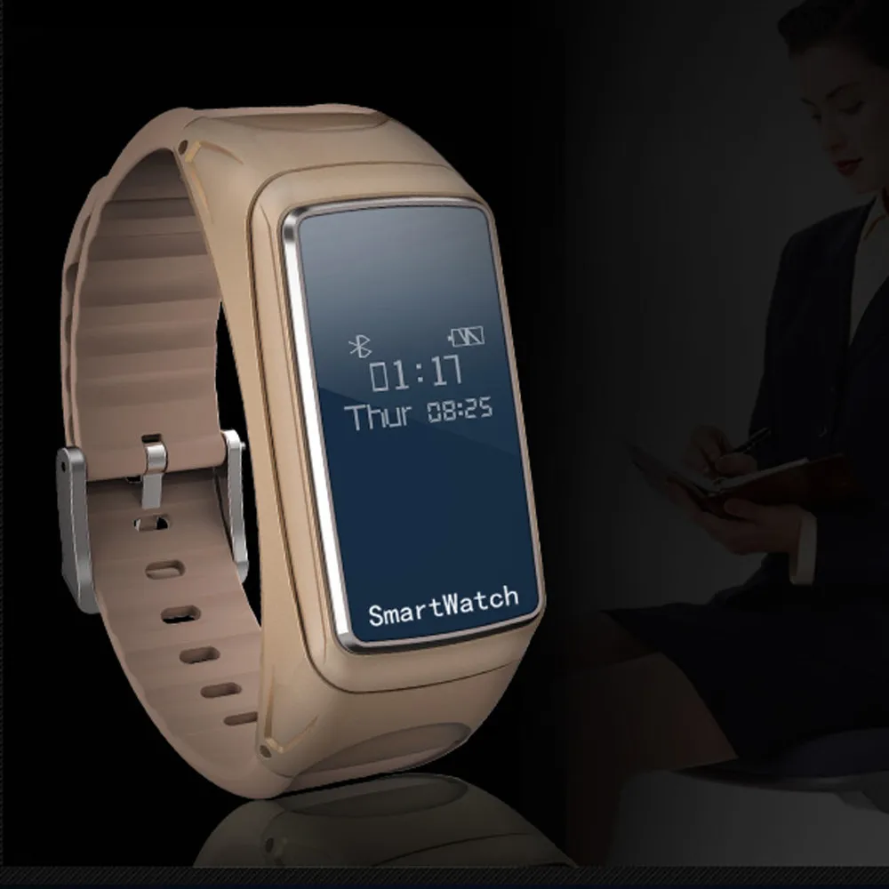 Смарт-часы браслет Bluetooth наушники кровяное давление пульсометр шагомер FC 8 |