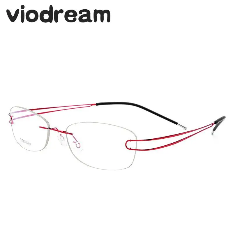 Viodream светильник оправа для очков без оправы титановые оптическая с двумя
