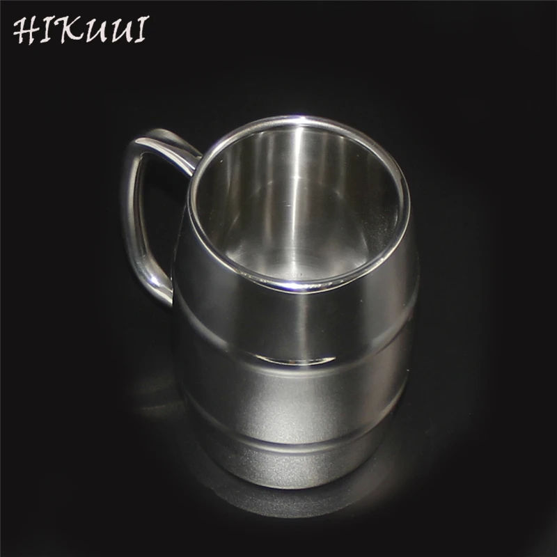 Кружка пивная в форме барабана из нержавеющей стали 350/550 мл 1 шт.|cup mug|milk cupbeer cup |
