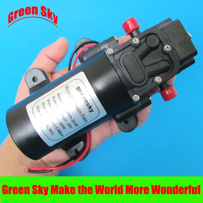 

5L/Min 60W DC return valve type diaphragm water pump 24v