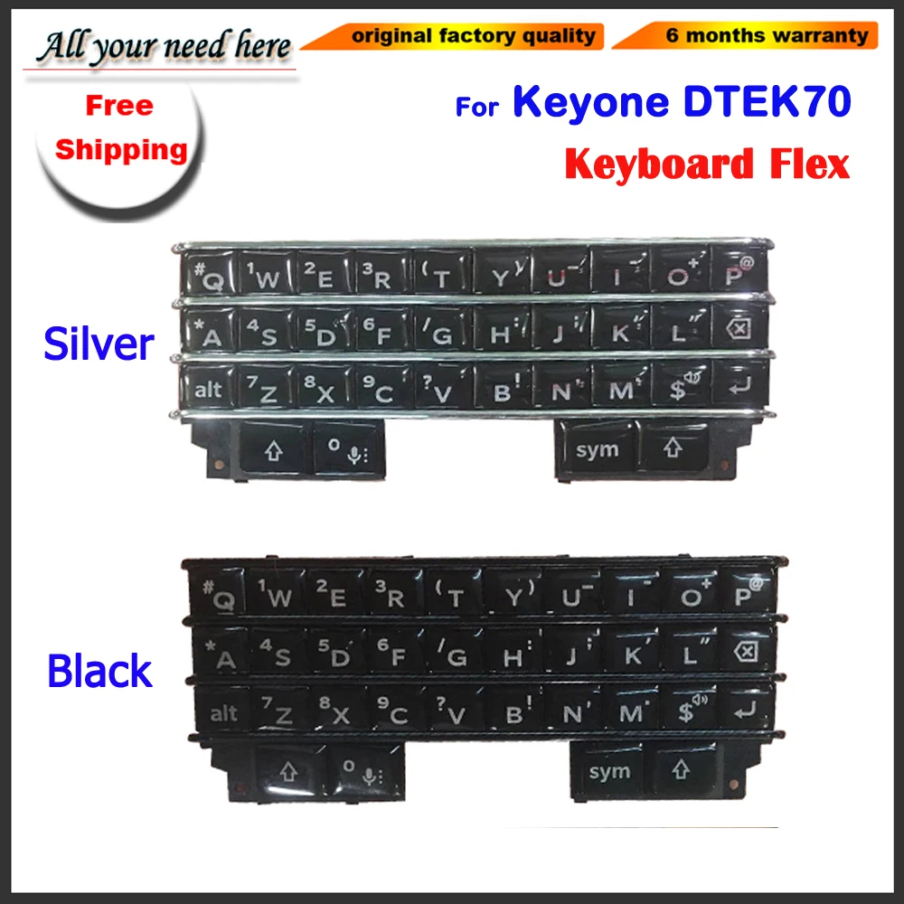 Клавиатура гибкий кабель для BlackBerry keyone Dtek70 клавиатуры Корпус задняя крышка для аккумулятора Корпус задняя крышка на замену
