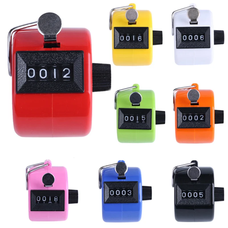 Творческий Руководство 4 разрядный счетчики Пластик оболочки ручной номер счета