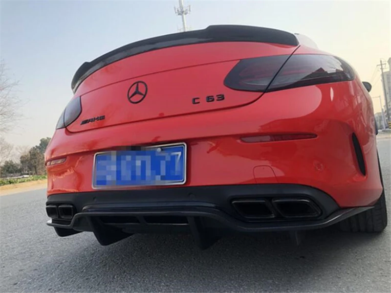 Спойлер из углеродного волокна для Mercedes-Benz C Class Coupe W205 C205 2015-2019 высококачественные