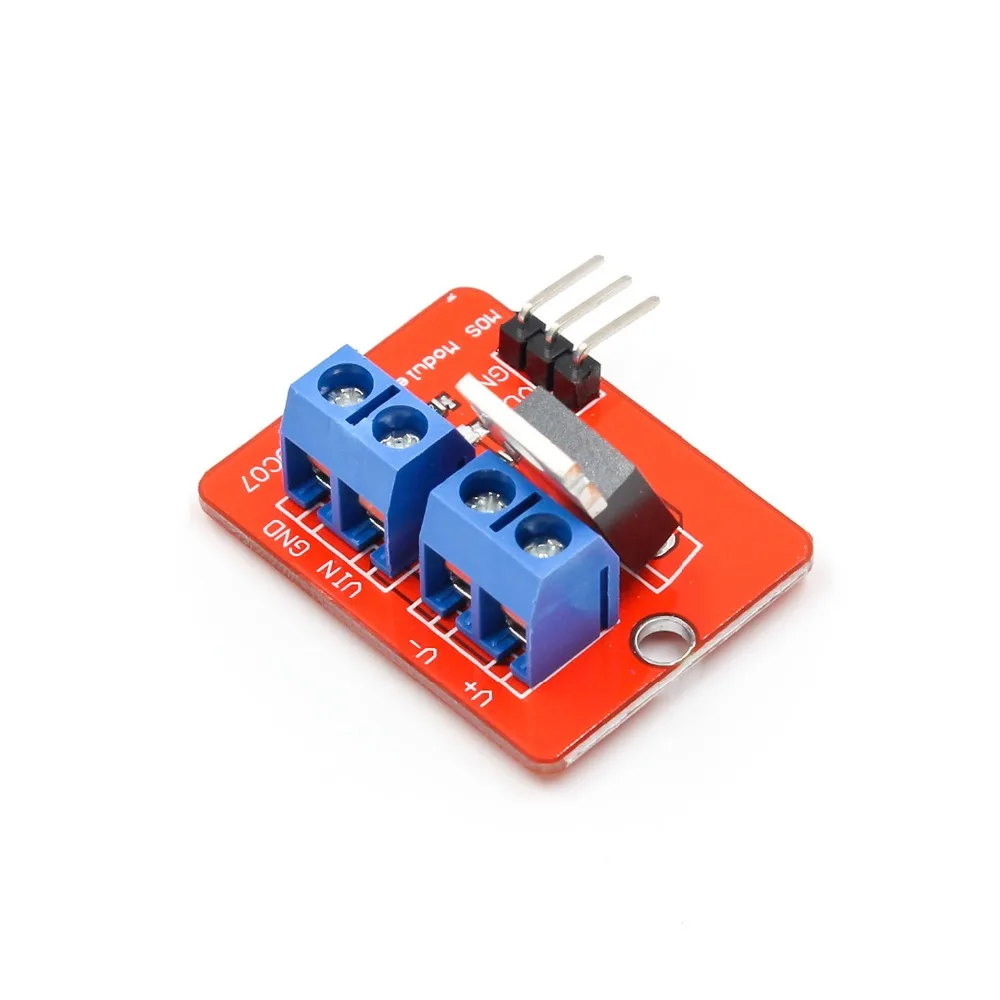 0 24 в топ Mosfet Кнопка IRF520 драйвер MOS модуль MCU ARM Raspberry pi|Интегральные схемы| |